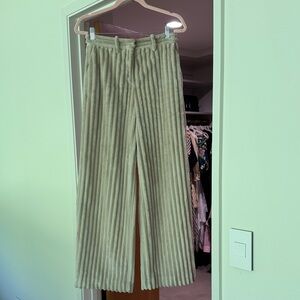 RECTO Neiman Marcus chenille striped Soft Pant Trouser $595 XS